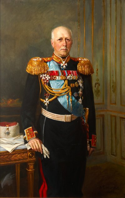 Graaf Pavel Schuvaloff, Gouverneur van Warschau, 1897 door Albert Gustaf Aristides Edelfelt